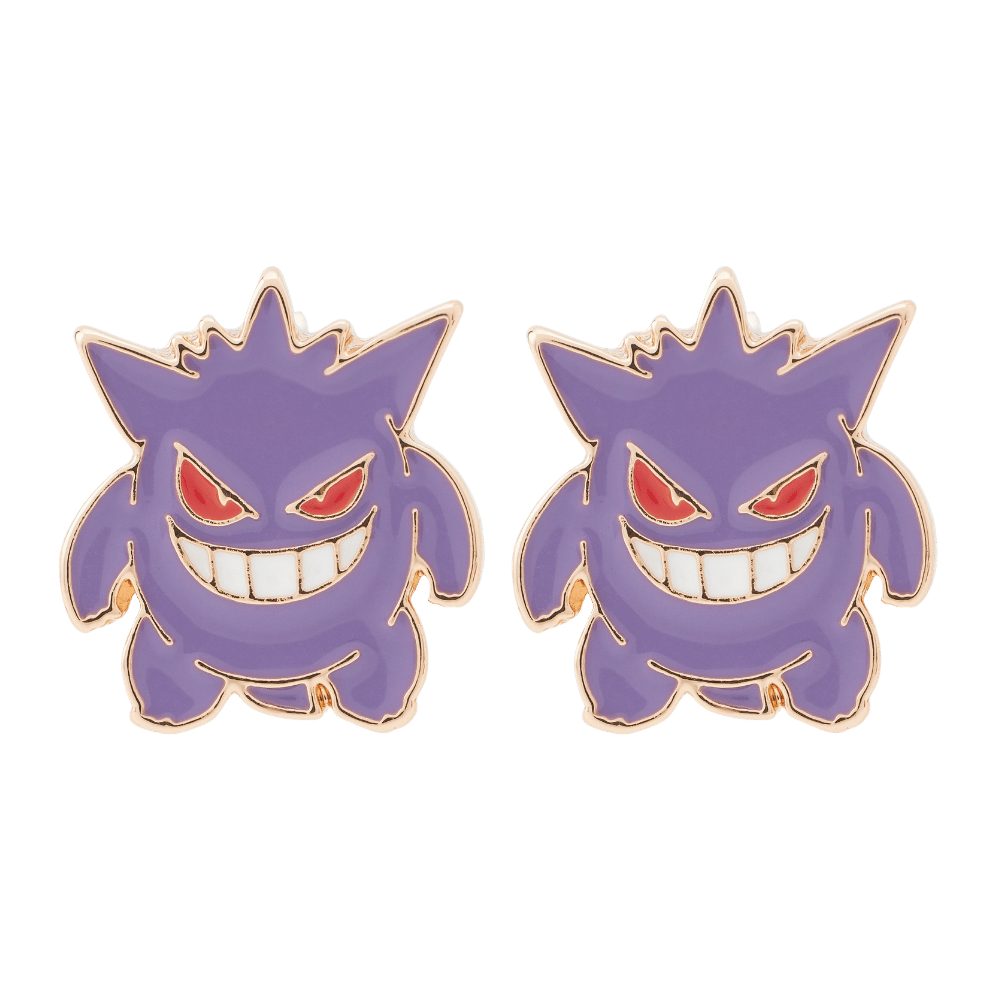 Pokemon Center Original Face Earrings – Pierced Earrings #43 Gengar