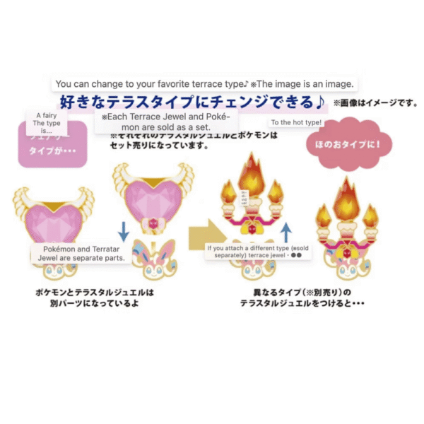 Pokémon accessory Earrings - Umbreon “swappable jewels”