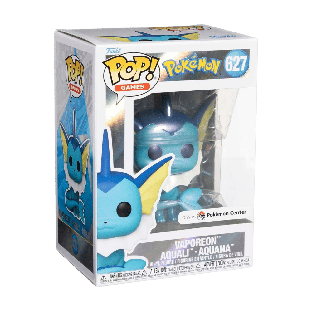 Vaporeon Pearlescent Funko Pop Box