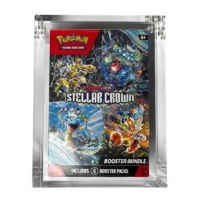 Acrylic Display Case English Pokemon Booster Bundle with magnetic