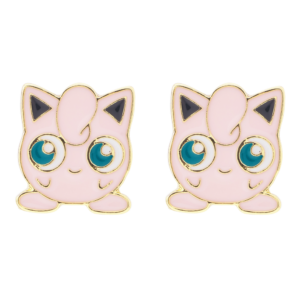 Pokemon Center Original Face Earrings - Pierced Earrings #42 Jigglypuff