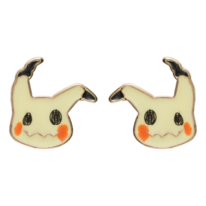Pokemon Center Original Face Earrings - Pierced Earrings #778 mimikyu