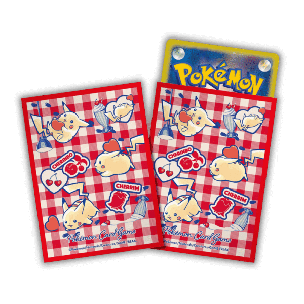Pikachu Hearts Deck Sleeves (64) | Pokémon Center Japan Card Sleeves