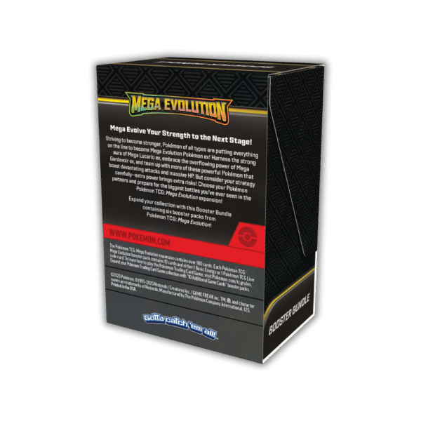 Mega Evolution Booster Bundle Back