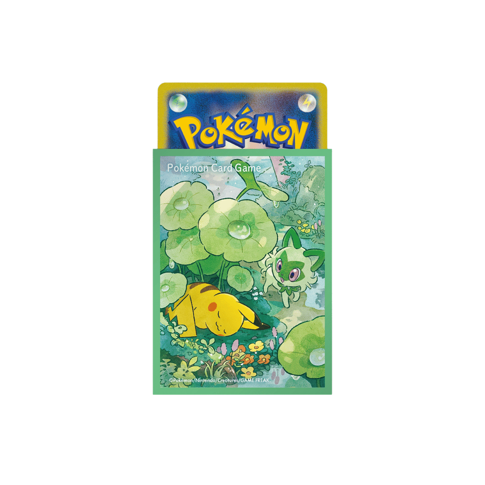 Pikachu & Sprigatito Deck Sleeves | Pokémon Center Card Sleeves