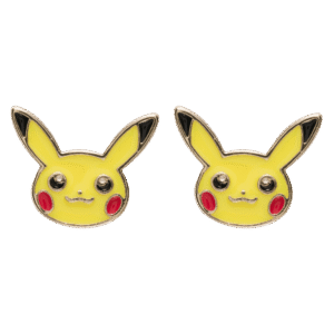 61-1.png Pokemon Center Original Face Earrings - Pierced Earrings #0025 Pikachu