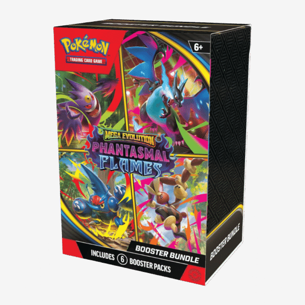 Pokémon TCG Mega Evolution Phantasmal Flames Booster Bundle with 6 packs