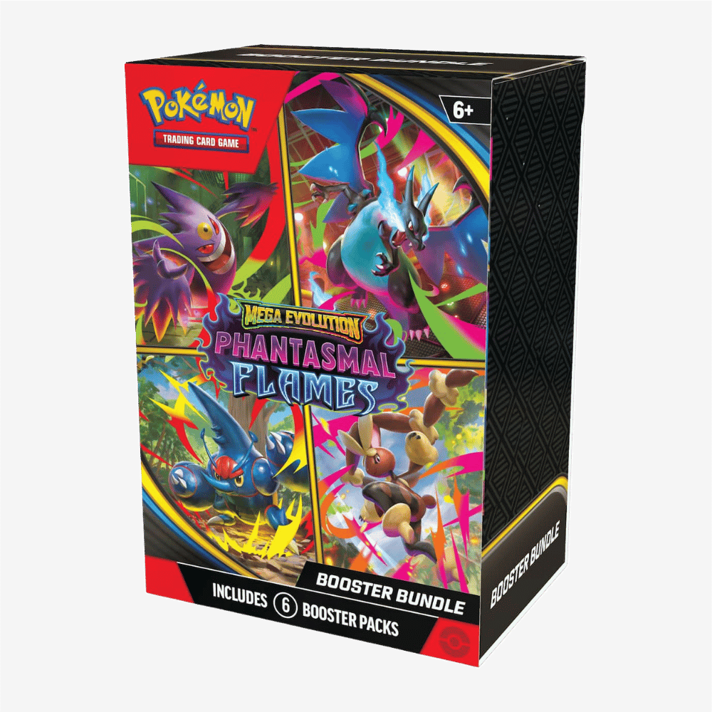 Pokémon TCG Mega Evolution Phantasmal Flames Booster Bundle with 6 packs