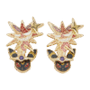 77-1.png Pokémon accessory Earrings - Umbreon “swappable jewels”