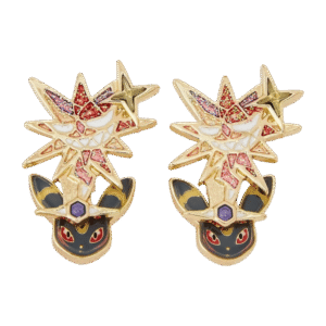 77-1.png Pokémon accessory Earrings - Umbreon “swappable jewels”