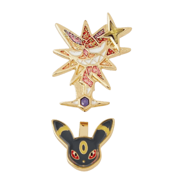 79-1.png Pokémon accessory Earrings - Umbreon “swappable jewels”