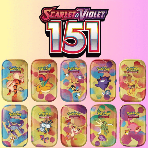 Pokémon - Trading Card Game: 151 Mini Tins - Styles May Vary