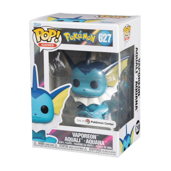 85-1.png Vaporeon Pearlescent Pop! Vinyl Figure by Funko | Pokemon Center Exclusive