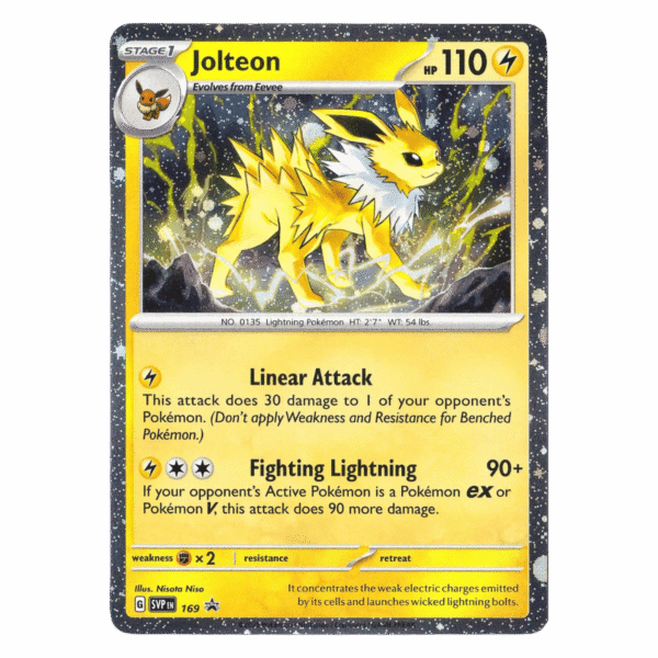 Jolteon (Cosmos Holo) SV: Scarlet & Violet Promo Cards 169