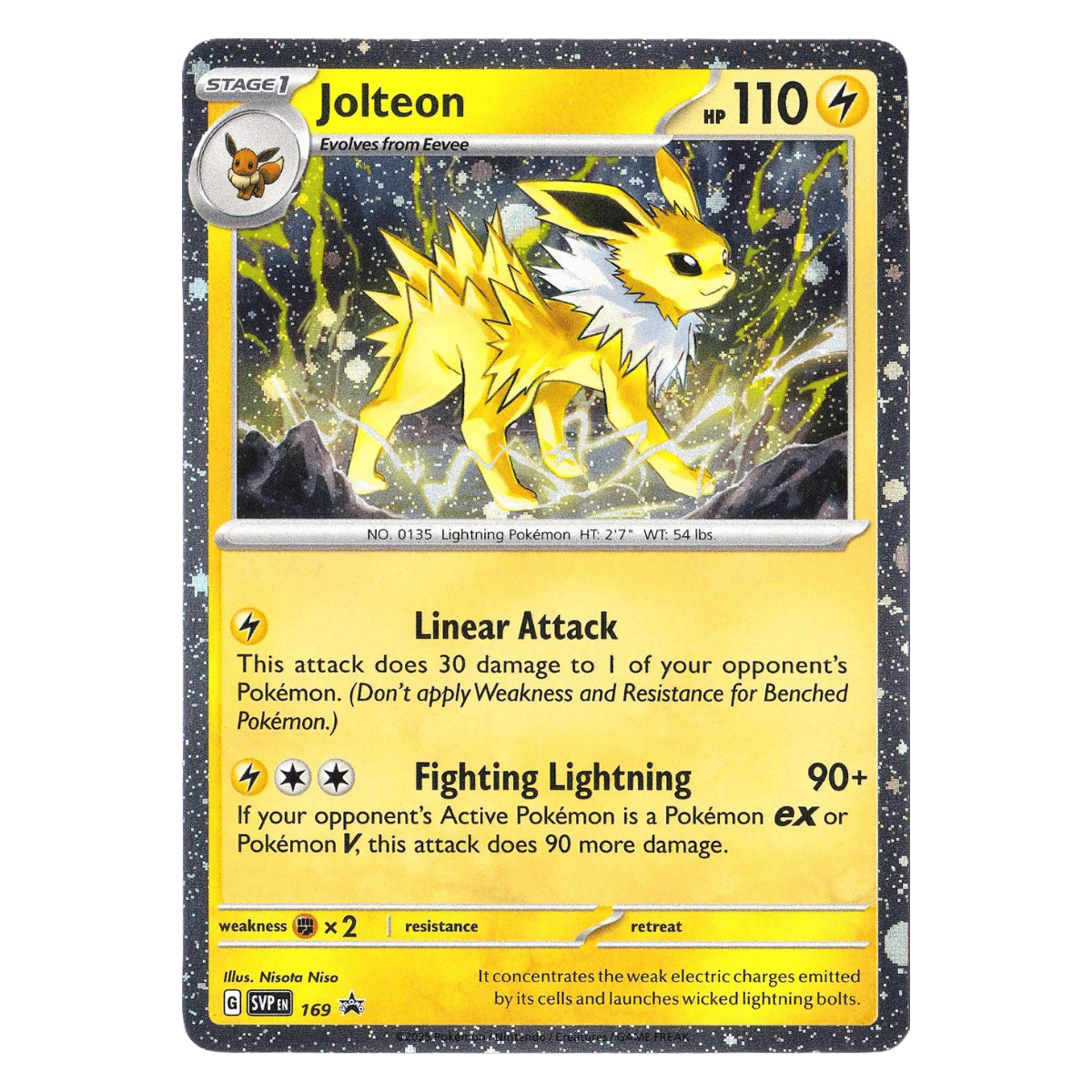 Jolteon (Cosmos Holo) SV: Scarlet & Violet Promo Cards 169